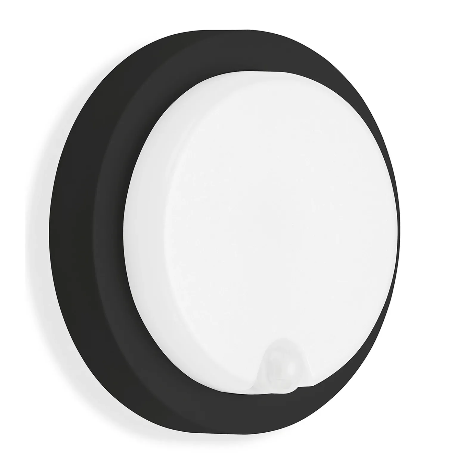 Aplique LED para exterior Dortmund Ø17cm negro