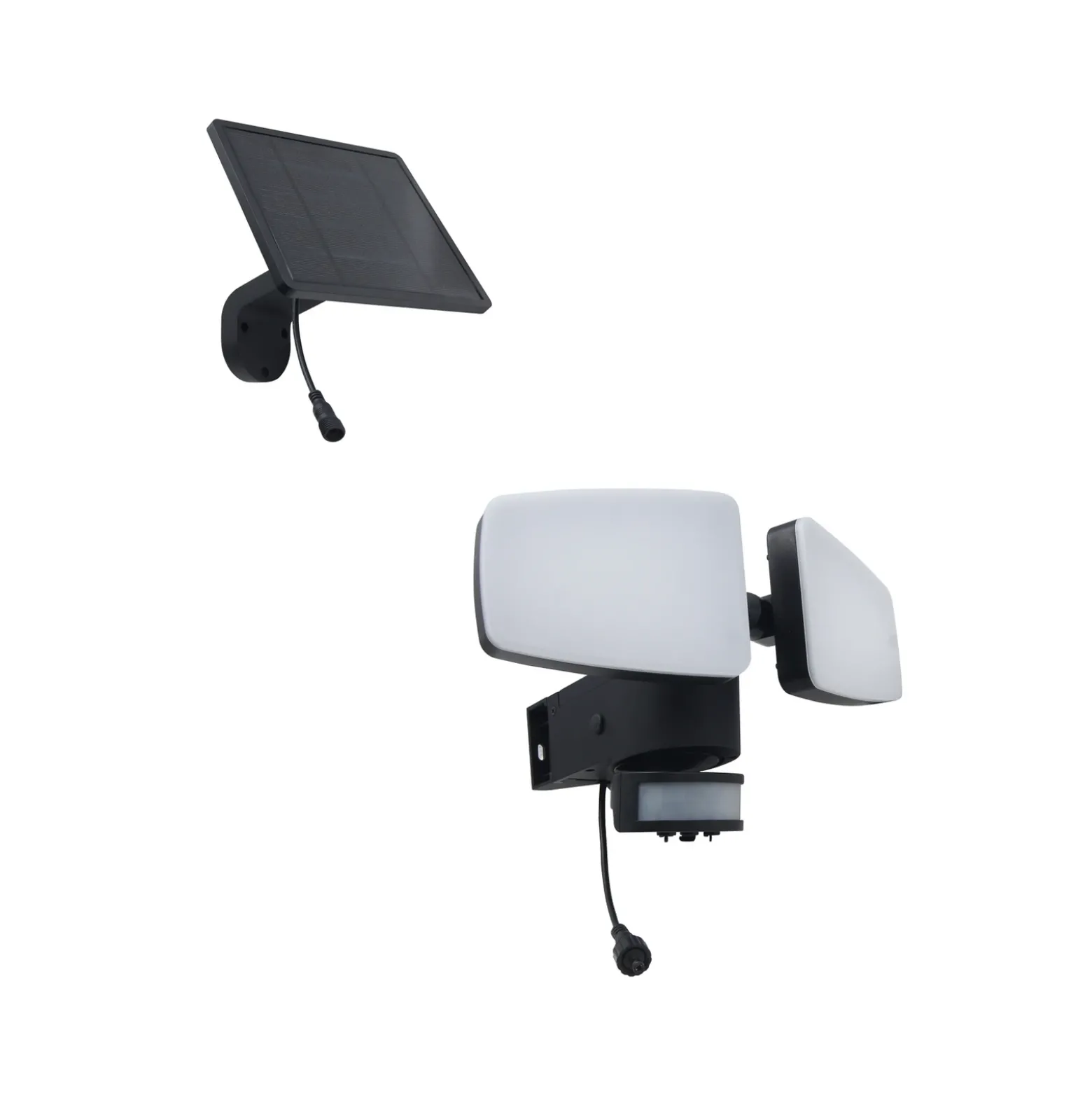 Aplique LED para exterior Duplex, 2 luces, montaje en esquina