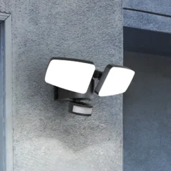 Aplique LED para exterior Duplex, 2 luces, montaje en esquina