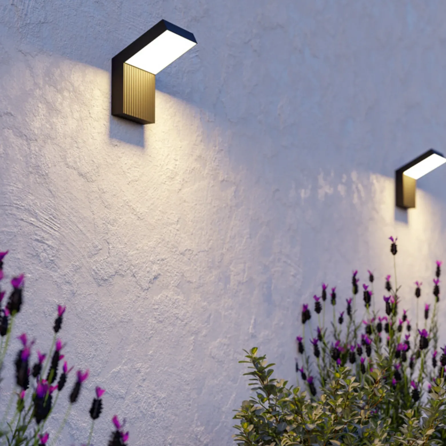 Aplique LED para exterior EGLO GROTTAZZOLINA, negro, 18 cm, IP65