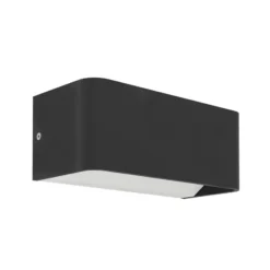Aplique LED para exterior EGLO connect SANIA-Z, negro, IP55