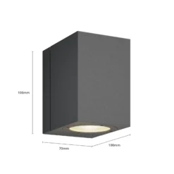 Aplique LED para exteriores Lorik orientable
