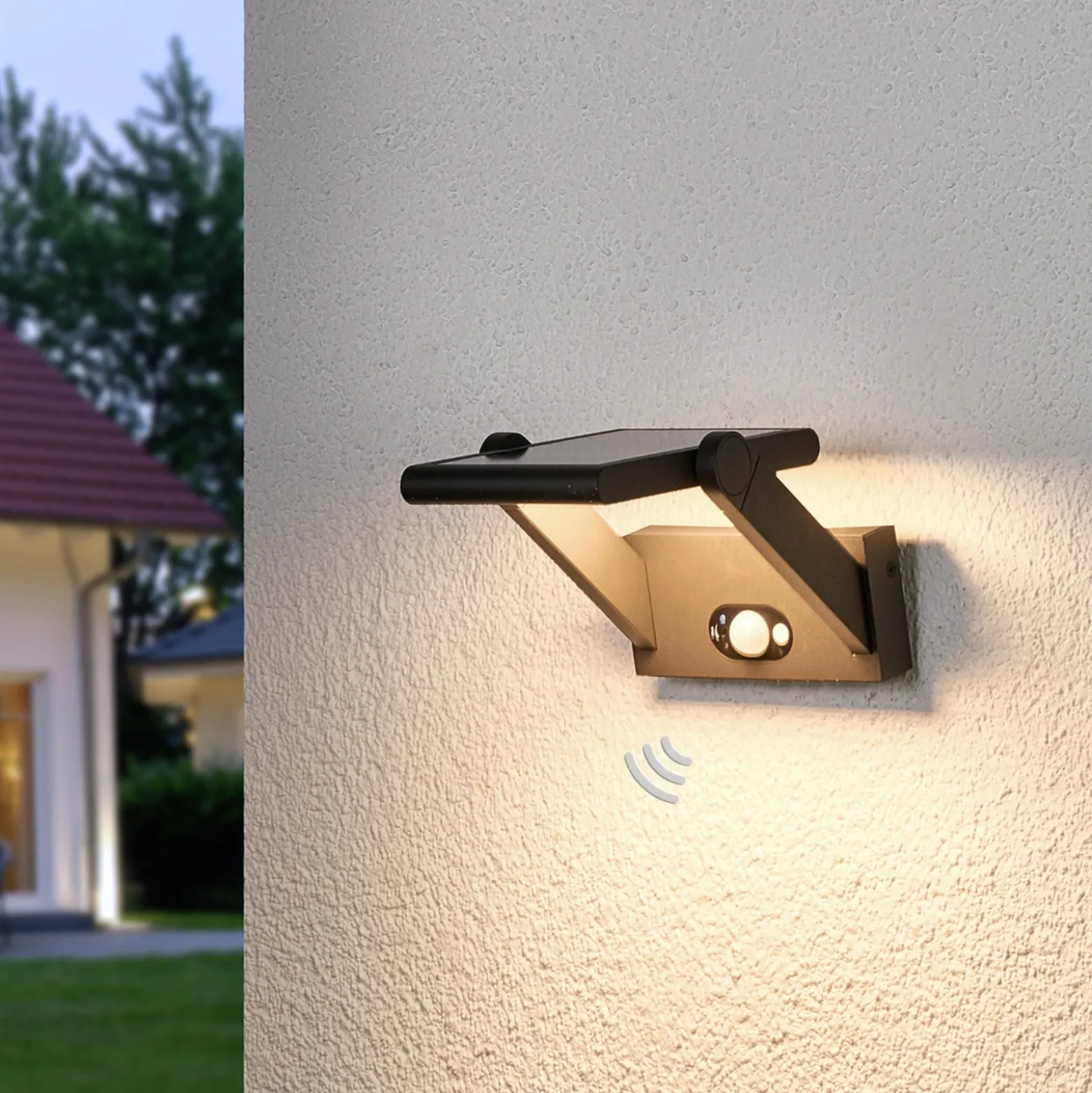 Aplique LED para exteriores Valerian solar