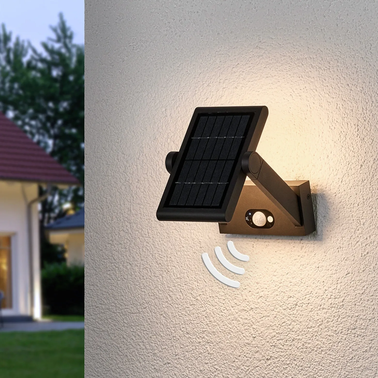 Aplique LED para exteriores Valerian solar