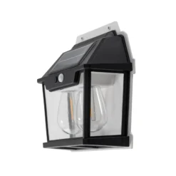 Aplique LED para exterior Filo Double, negro, IP44