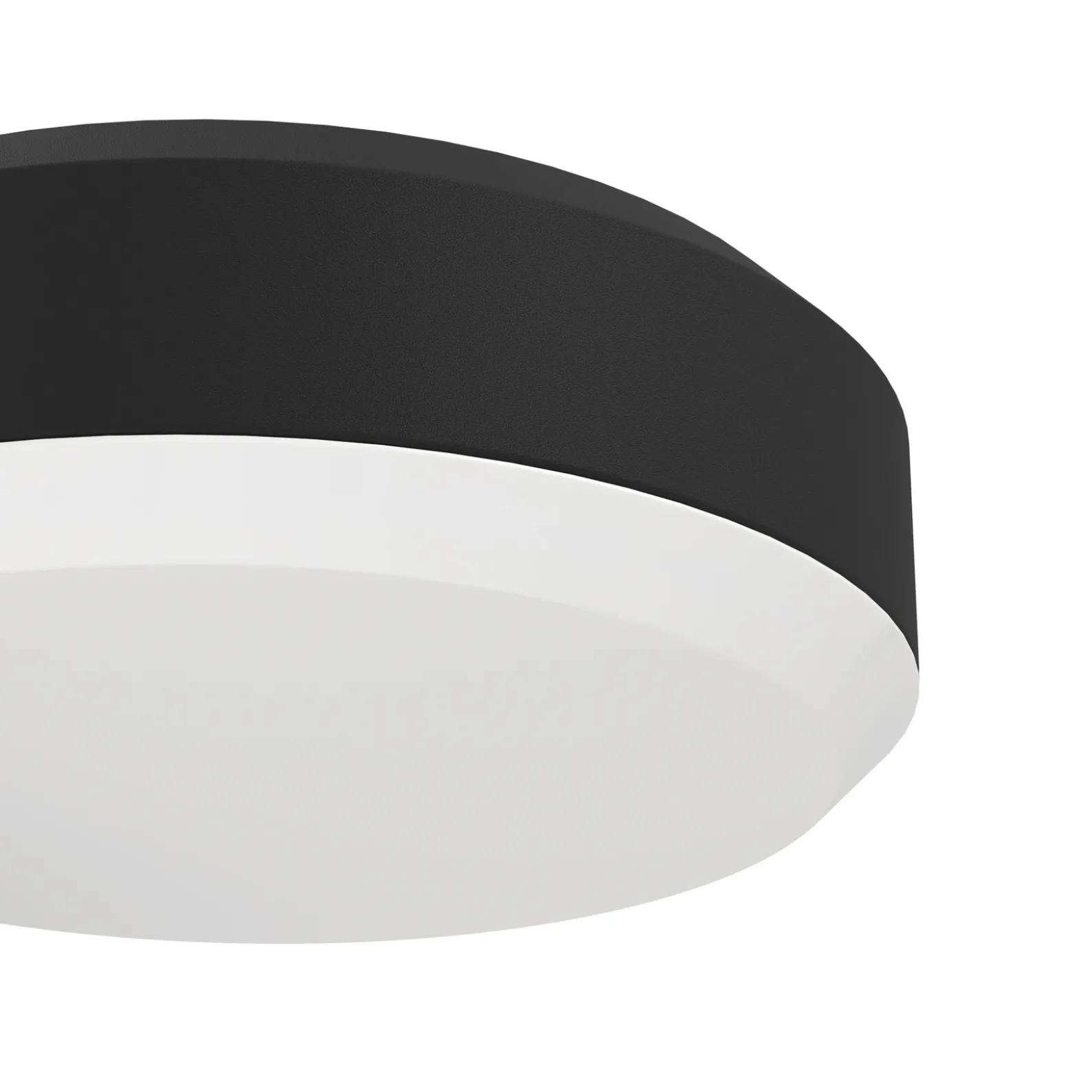 Aplique LED para exterior Fornaci, negra, 16 cm de ancho, con sensor