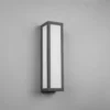 Aplique LED para exterior Fuerte, antracita, aluminio, IP54