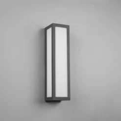 Aplique LED para exterior Fuerte, antracita, aluminio, IP54