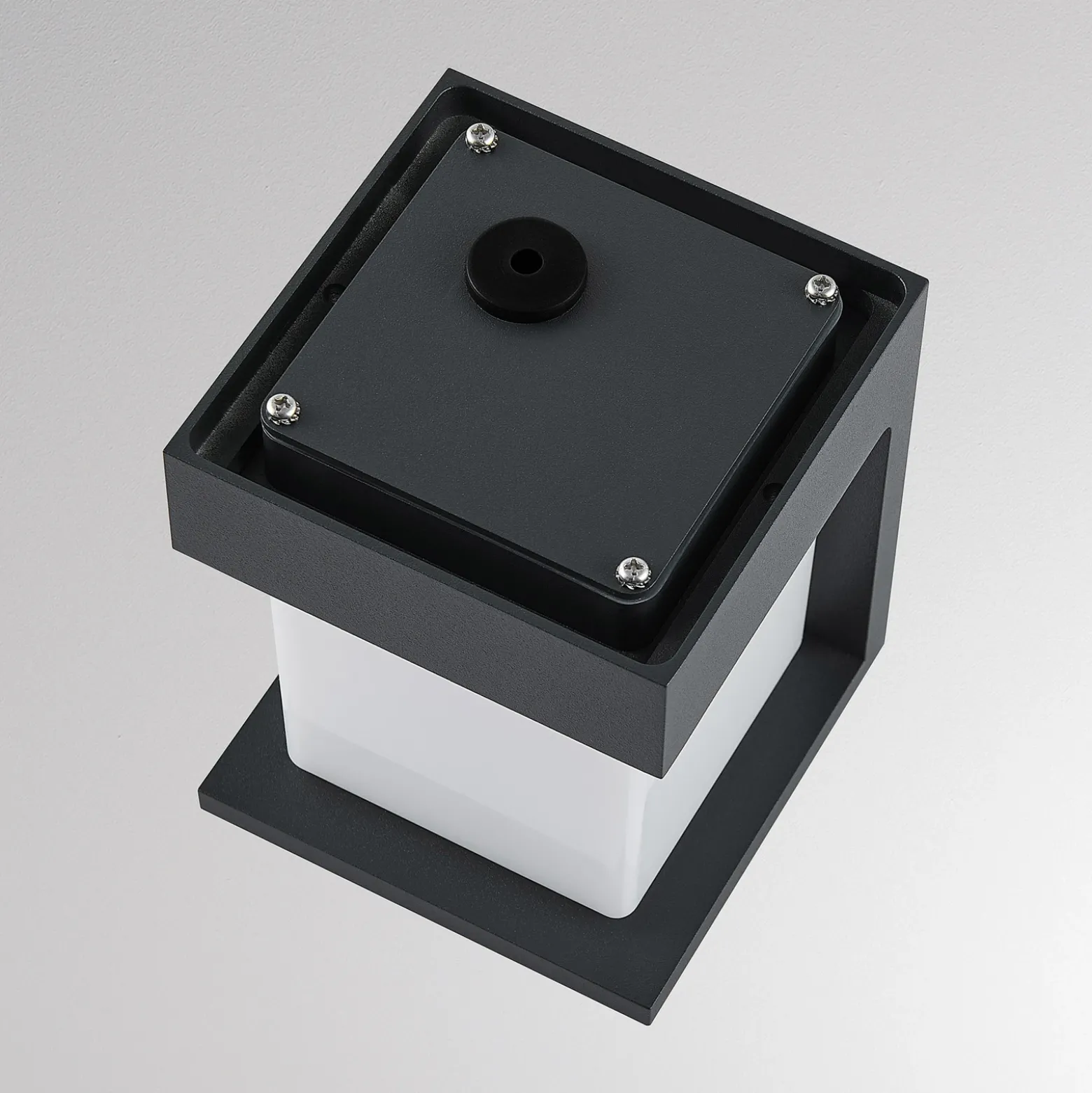 Aplique LED para exterior FYNN-Y, antracita, 12 cm, IP65, CCT con