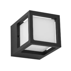 Aplique LED para exterior FYNN-X, antracita, 12 cm, IP65, CCT con