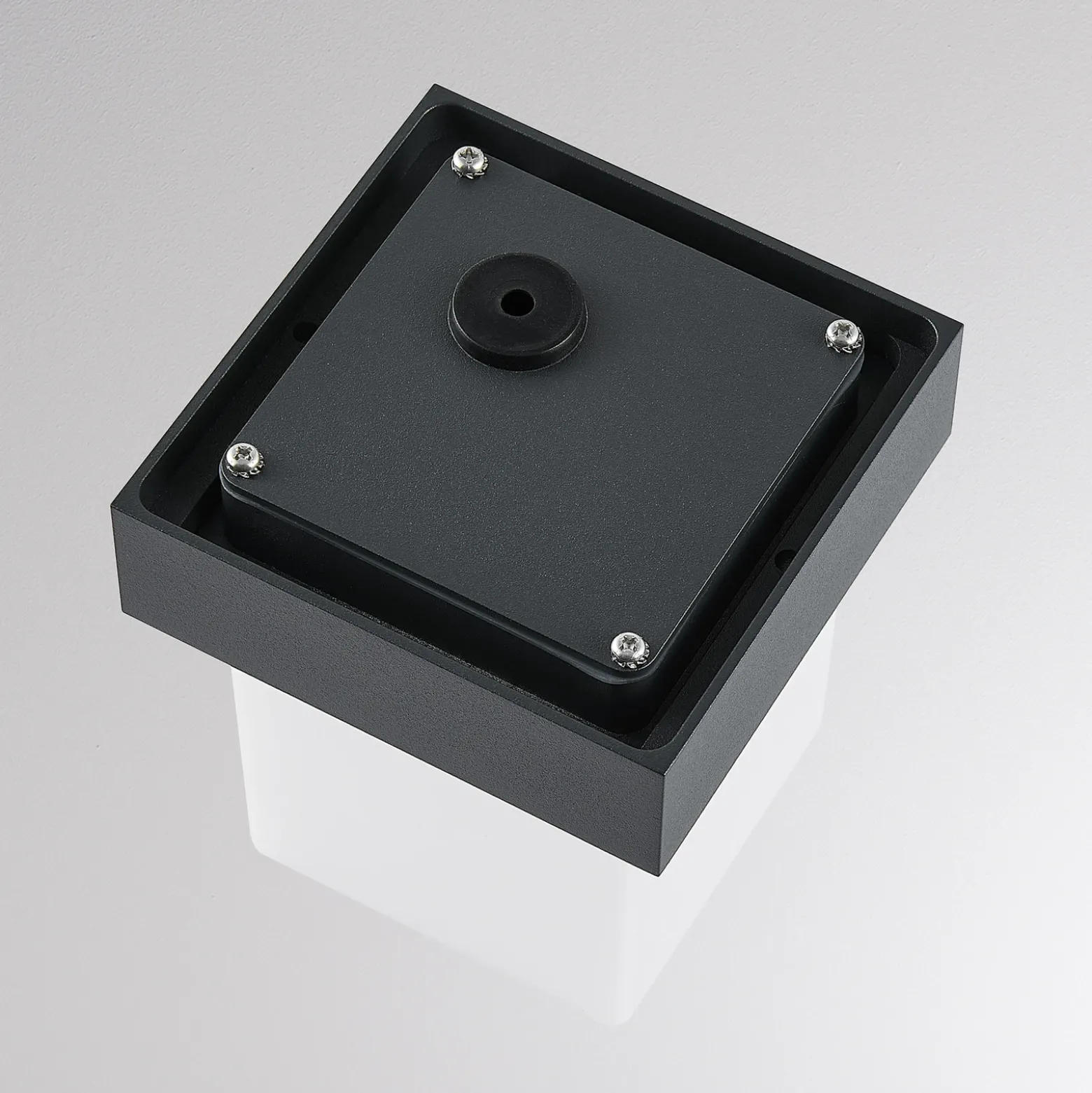 Aplique LED para exterior FYNN-O, antracita, 11 cm, IP65, CCT con