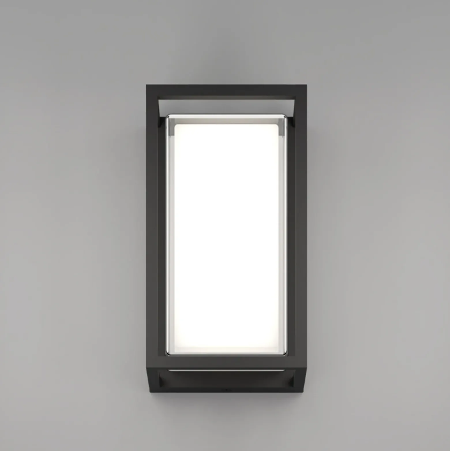 Aplique LED para exterior GENOVESE de EGLO, negro, 24 cm, IP65, CCT