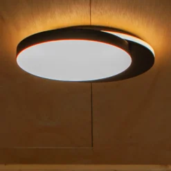 Aplique LED para exterior Goleta, negro, forma variable, CCT
