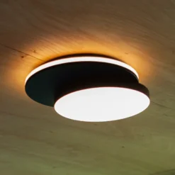 Aplique LED para exterior Goleta, negro, forma variable, CCT