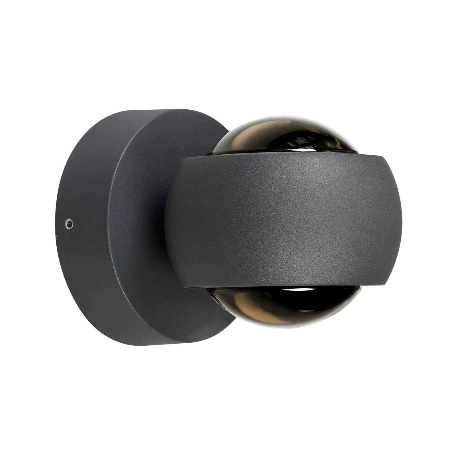 Aplique LED para exterior, grafito, up & down, CCT, atenuable, aluminio
