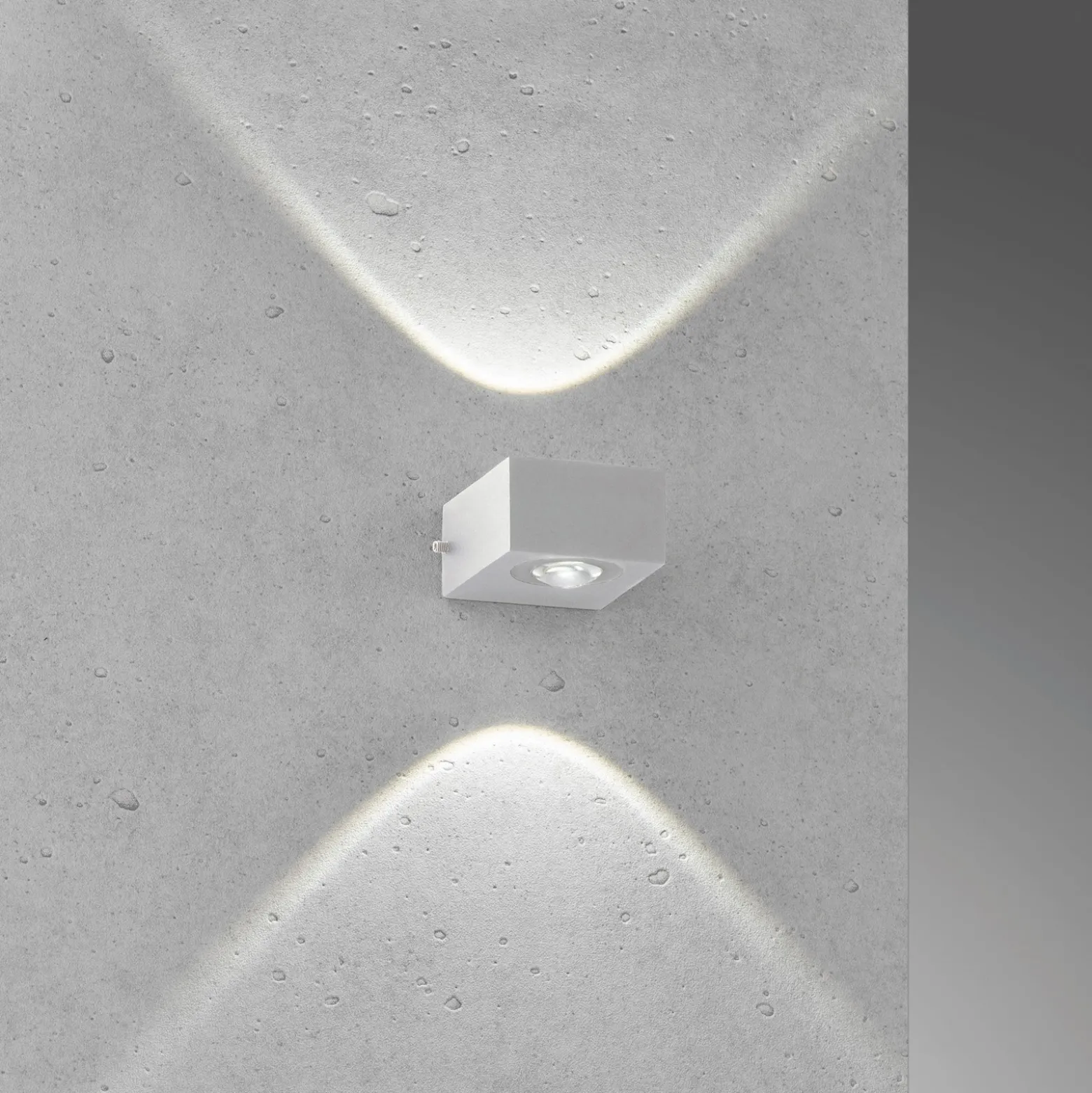 Aplique LED para exterior Helsinki, plata