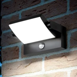 Aplique LED para exterior Ideal Lux Swipe Sensor, antracita, IP54