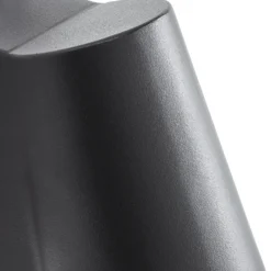 Aplique LED para exterior Illuvia de Lindby, negro mate, IP54