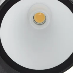 Aplique LED para exterior Illuvia de Lindby, negro mate, IP54