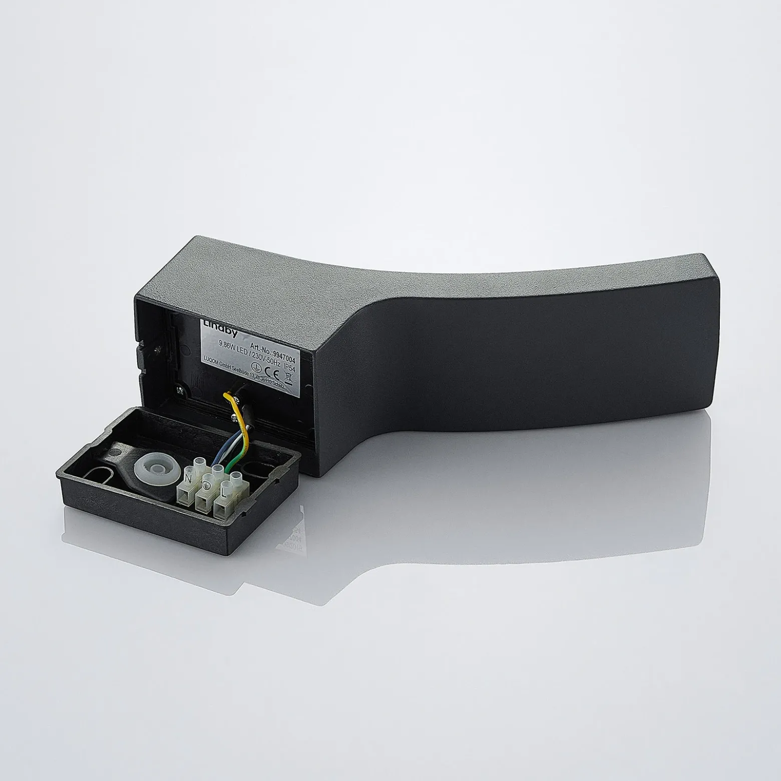Aplique LED para exterior Ilvita de Lindby, sensor, antracita, IP54