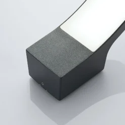 Aplique LED para exterior Ilvita de Lindby, antracita, metal, IP54