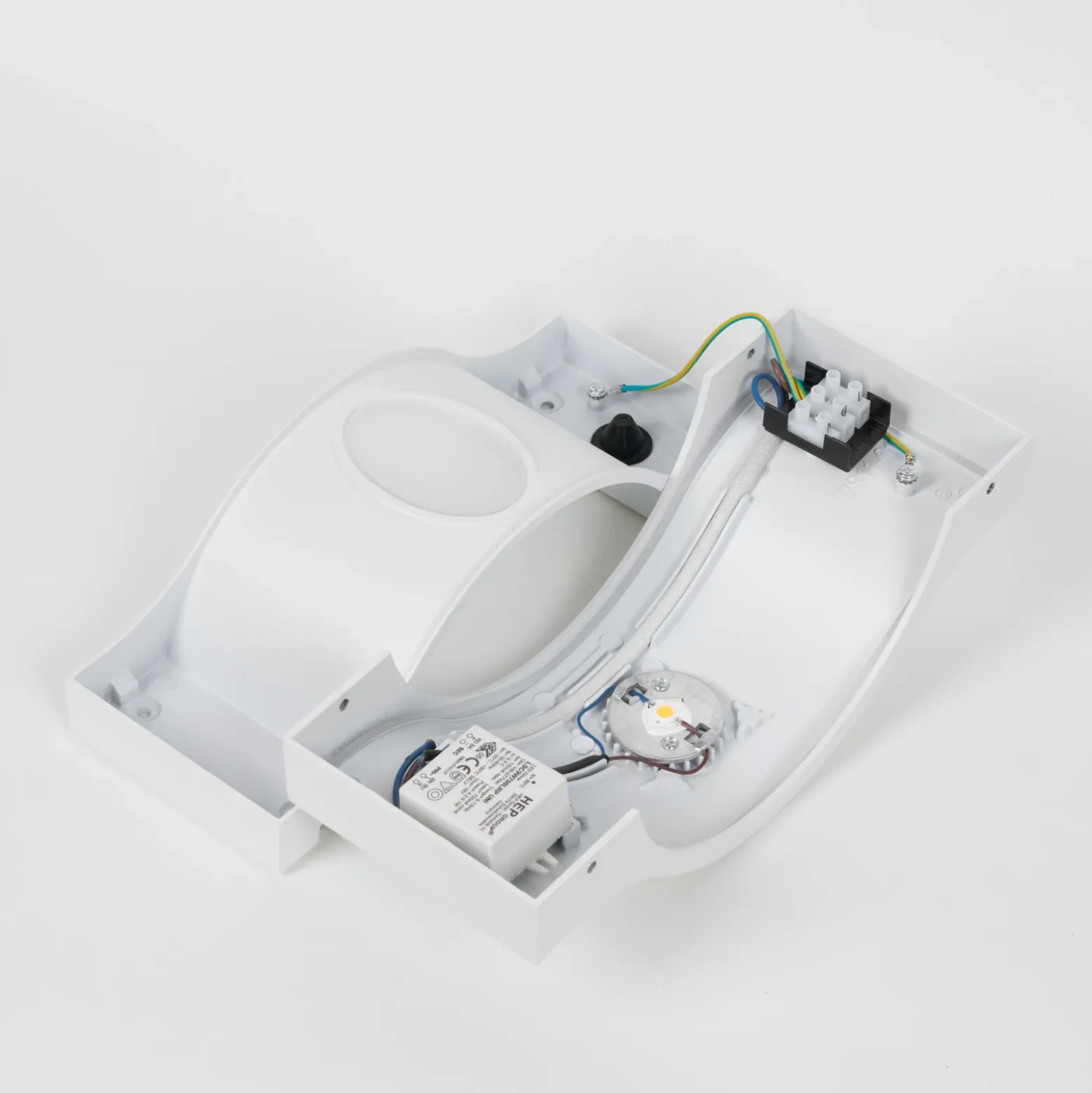 Aplique LED para exterior Jace, blanco