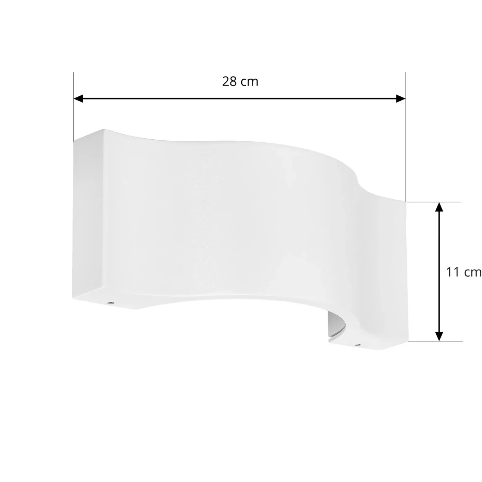 Aplique LED para exterior Jace, blanco