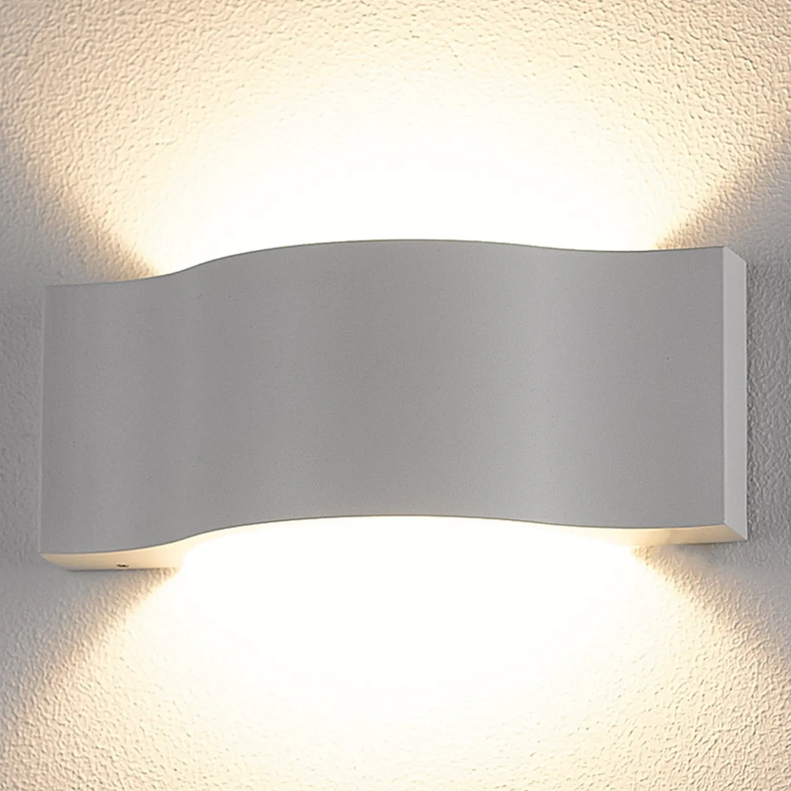 Aplique LED para exterior Jace, blanco