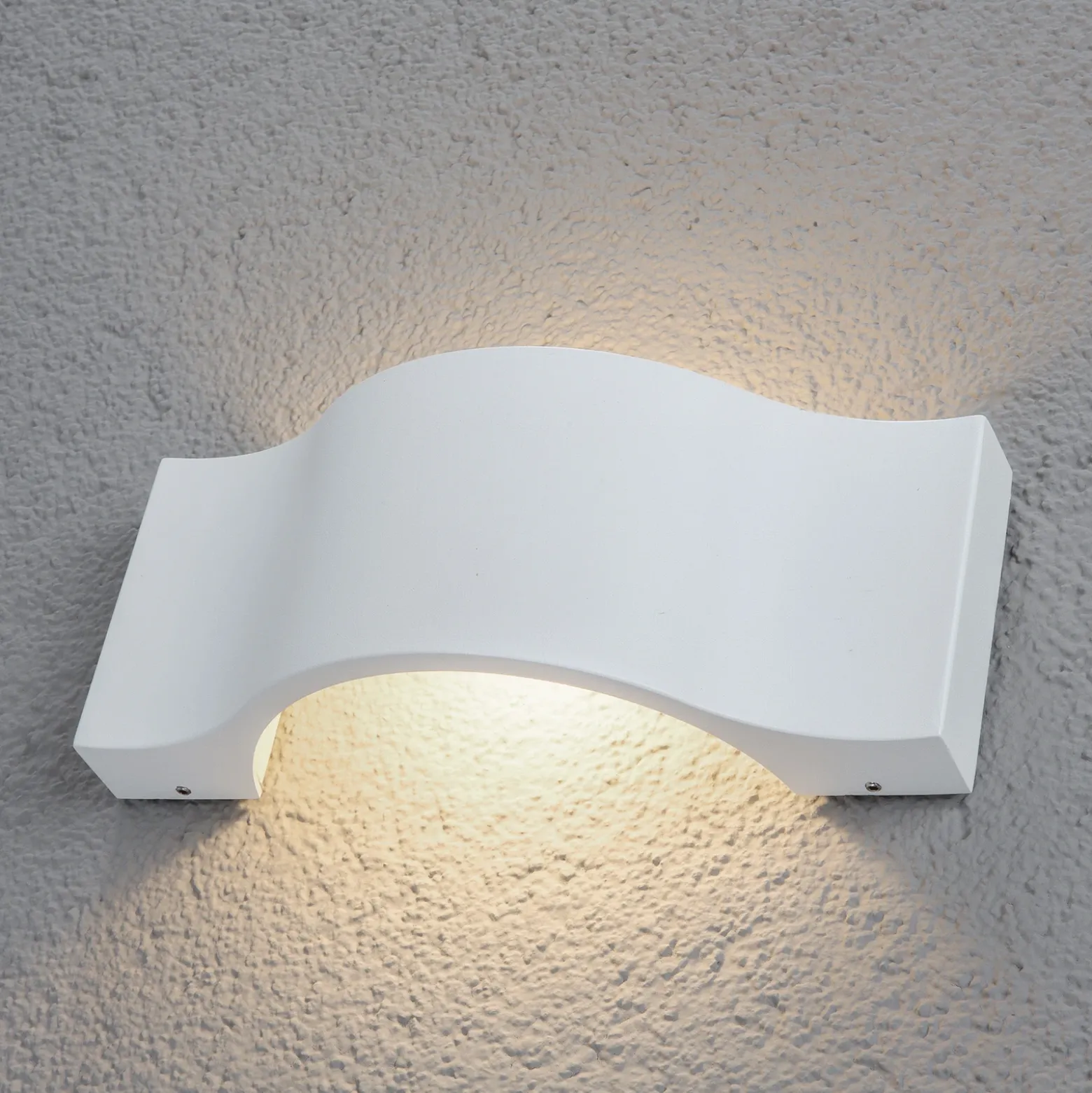 Aplique LED para exterior Jace, blanco