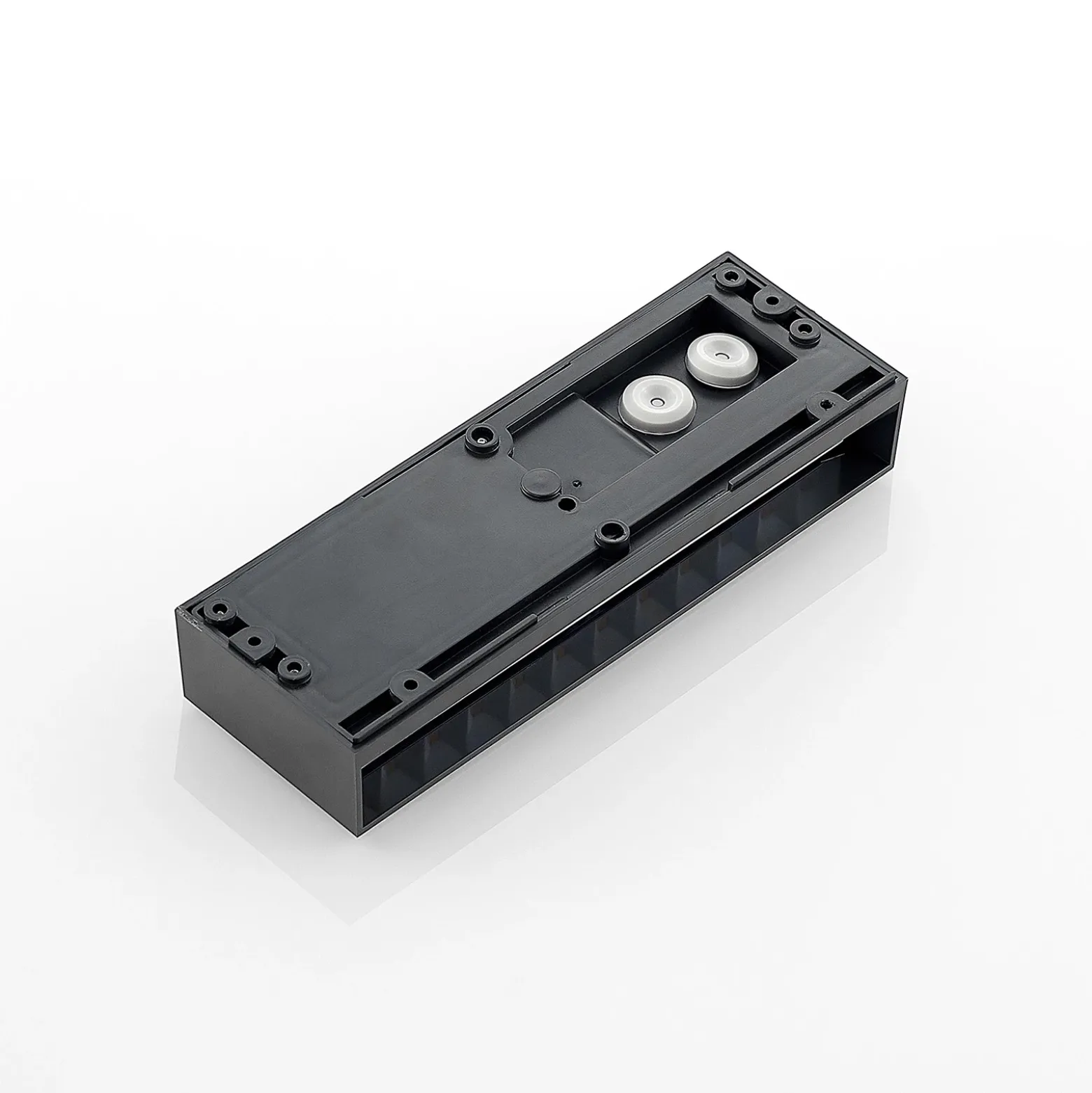 Aplique LED para exterior Jarte de Lindby, 24 cm, down, gris, IP65