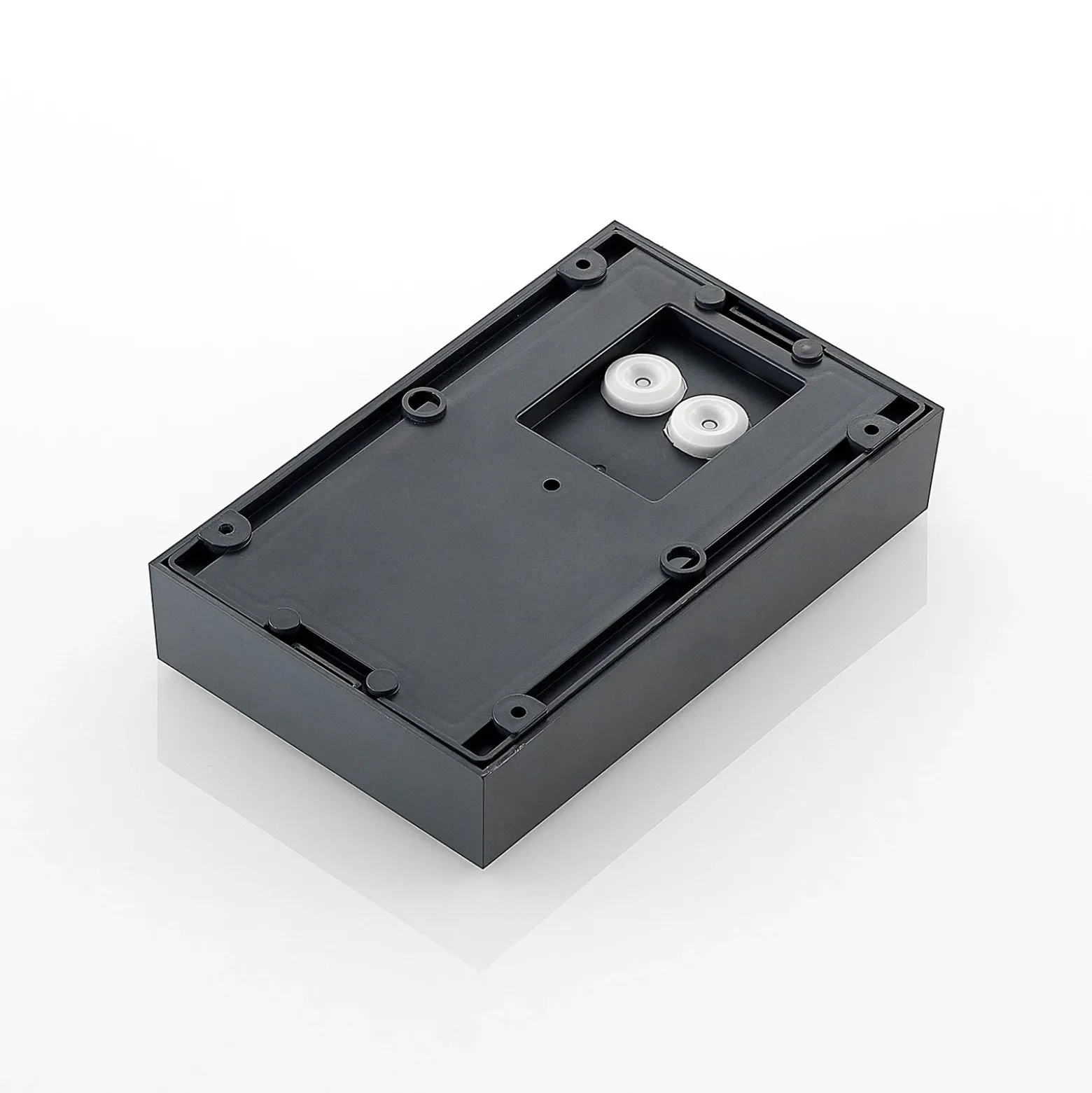 Aplique LED para exterior Jarte de Lindby, 20 cm, down, gris, IP65