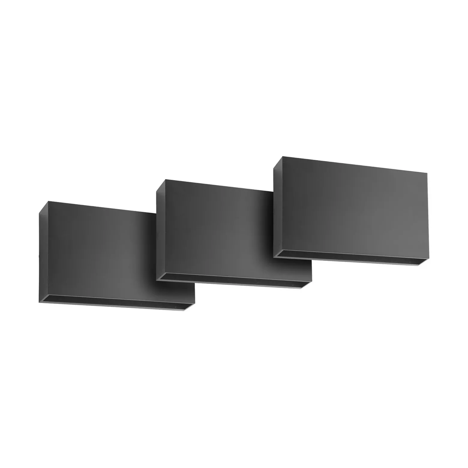 Aplique LED para exterior Jarte de Lindby, juego de 3, arriba/abajo, IP65