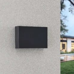 Aplique LED para exterior Jarte de Lindby, juego de 3, arriba/abajo, IP65