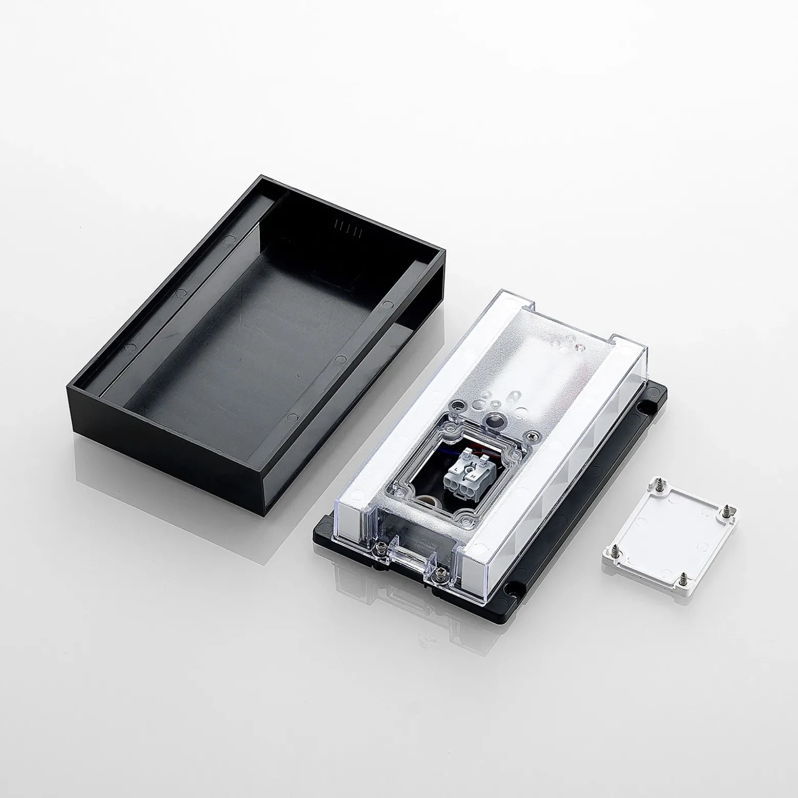 Aplique LED para exterior Jarte de Lindby, juego de 3, arriba/abajo, IP65