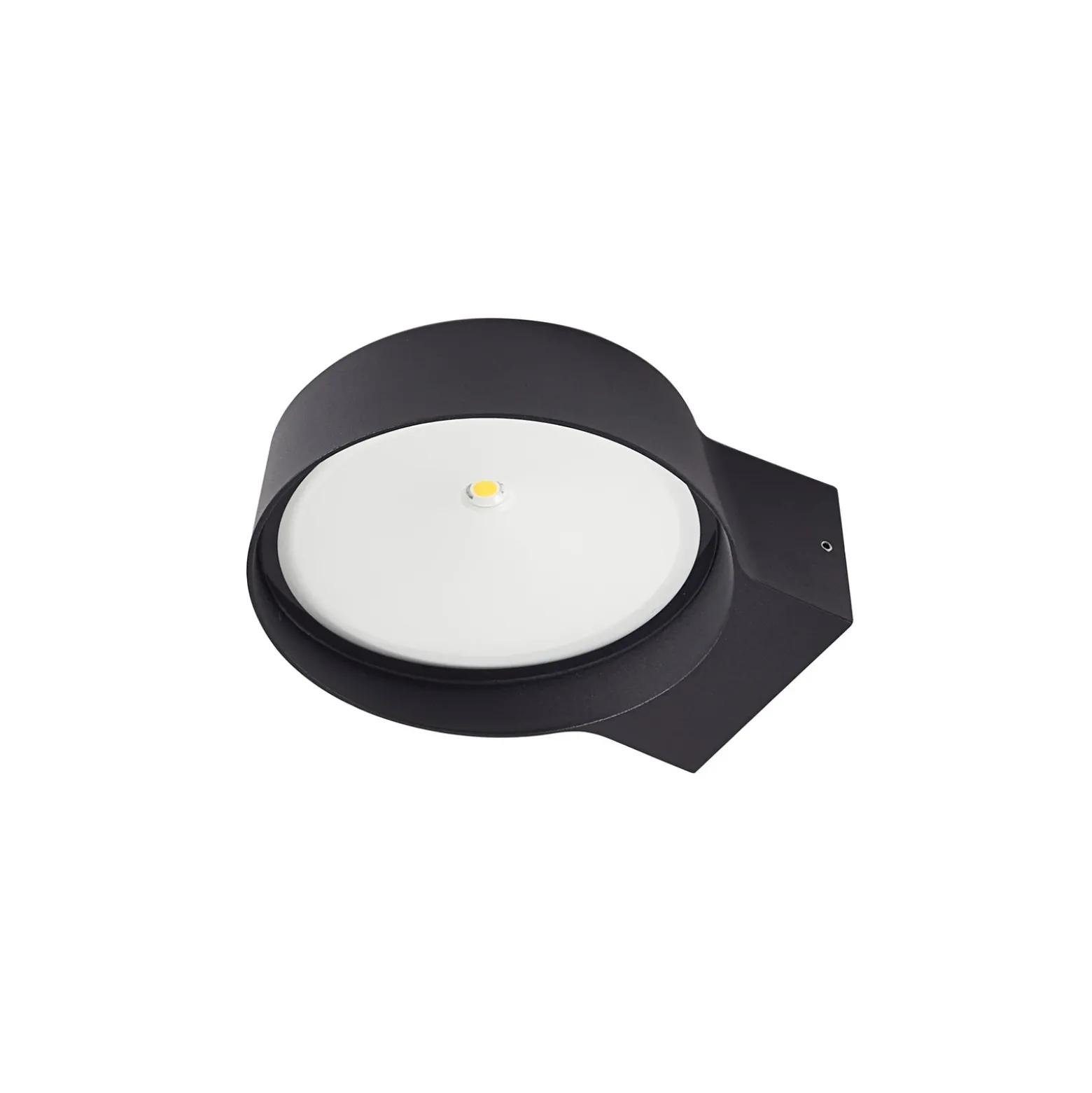 Aplique LED para exterior Jesiba de Lindby, antracita, aluminio, Ø 16 cm