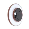 Aplique LED para exterior Kayana de Lucande, color óxido, aluminio, 24 cm