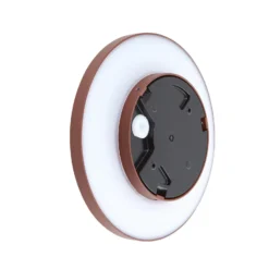 Aplique LED para exterior Kayana de Lucande, color óxido, aluminio, 24 cm