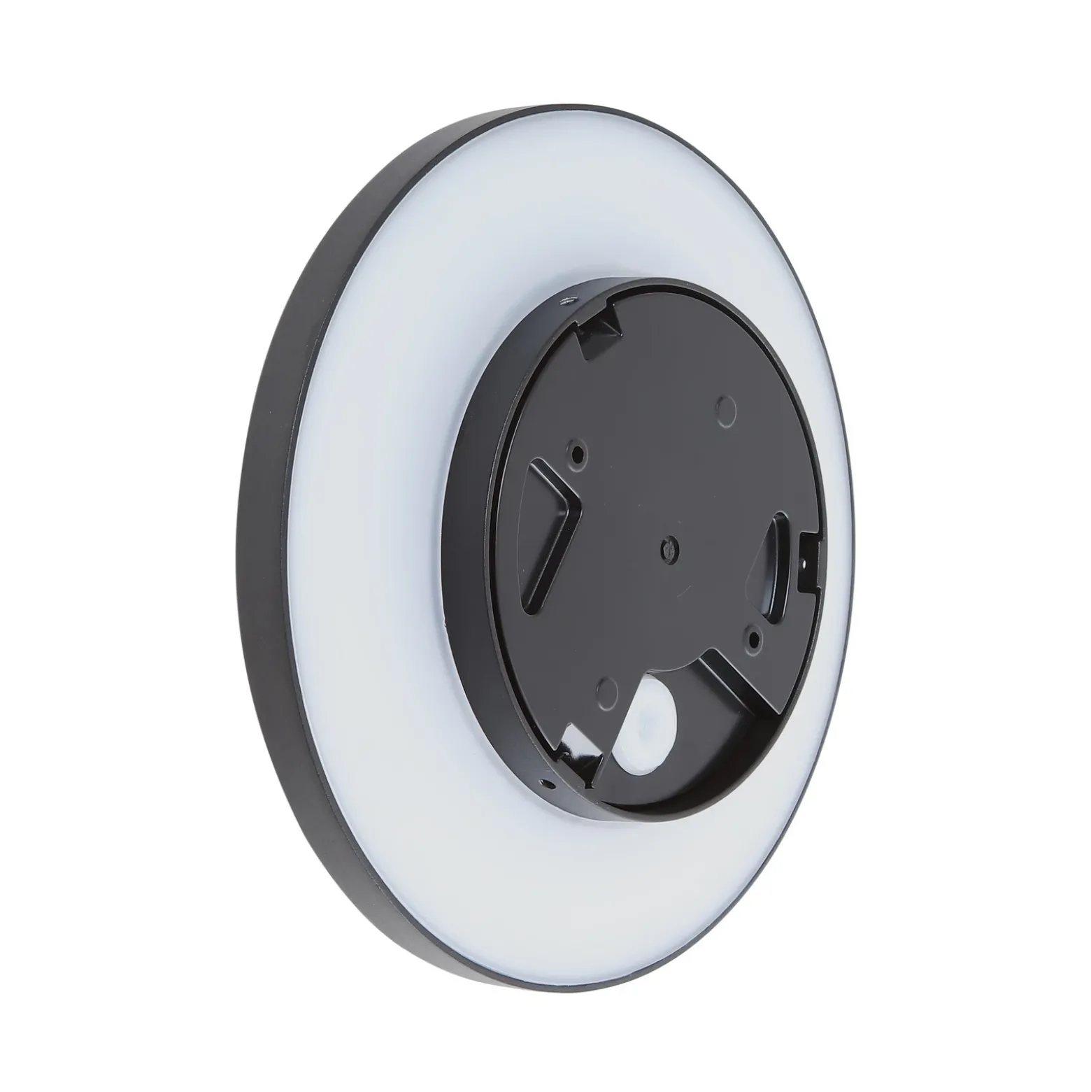 Aplique LED para exterior Kayana de Lucande, negro, aluminio, 24 cm