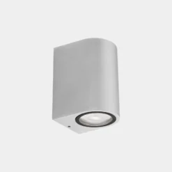 Aplique LED para exterior LEDS-C4 Eko Single, blanco, ancho 7 cm, aluminio