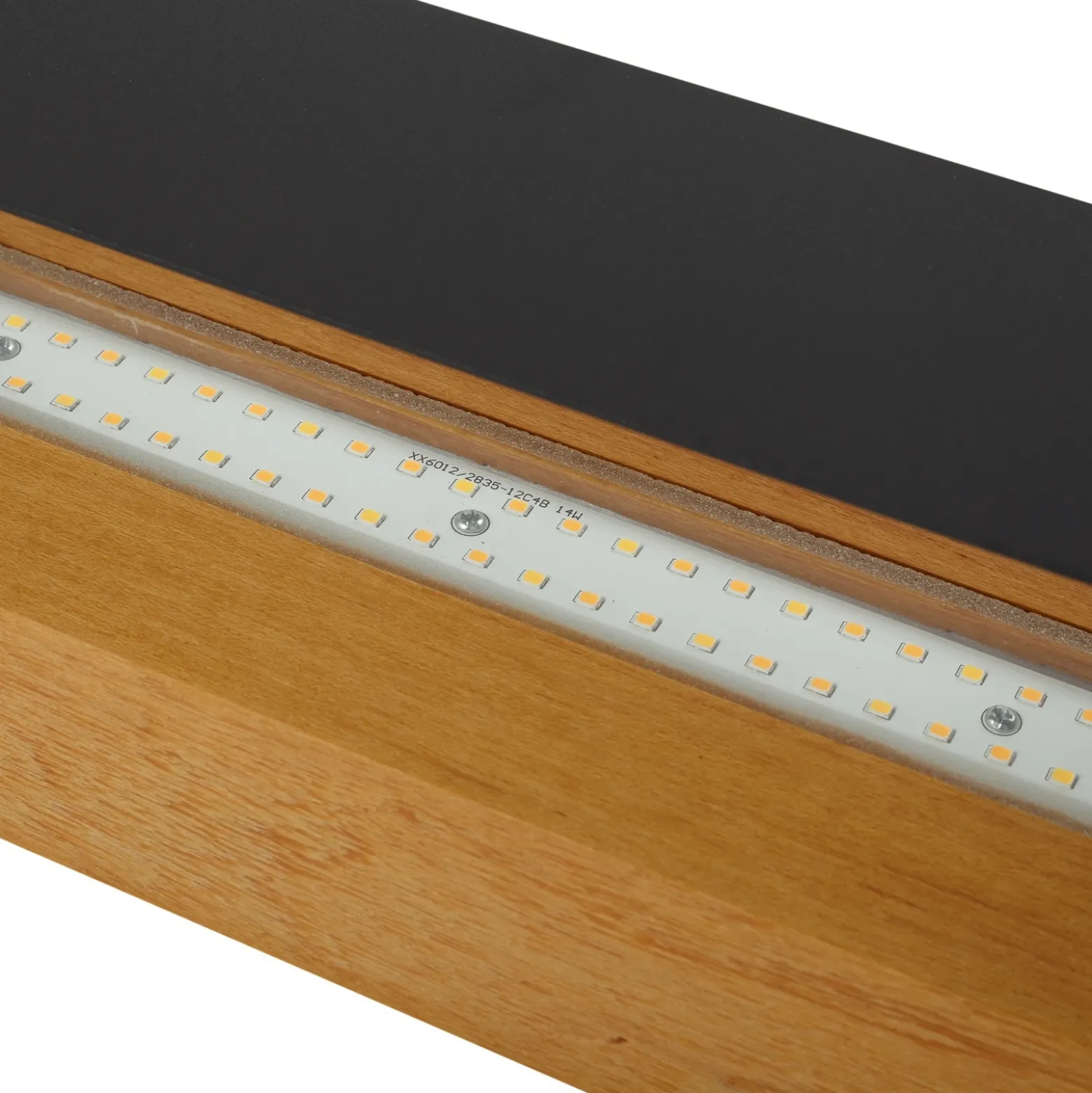 Aplique LED para exterior Lenore de Lindby, negro, metal, 36,5 cm