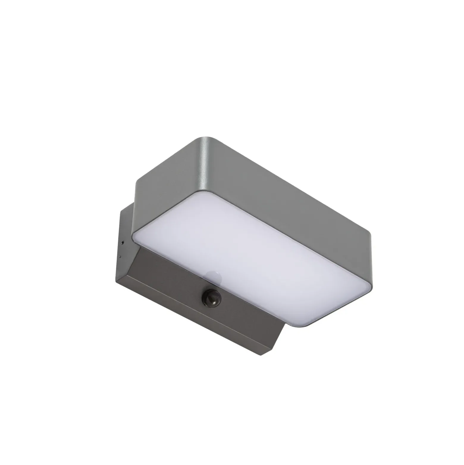 Aplique LED para exterior Lindby Fando, color antracita, con sensor, IP44