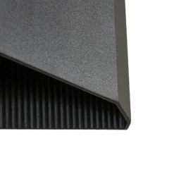 Aplique LED para exterior Lindby Anlira, negro, Up & down, IP65