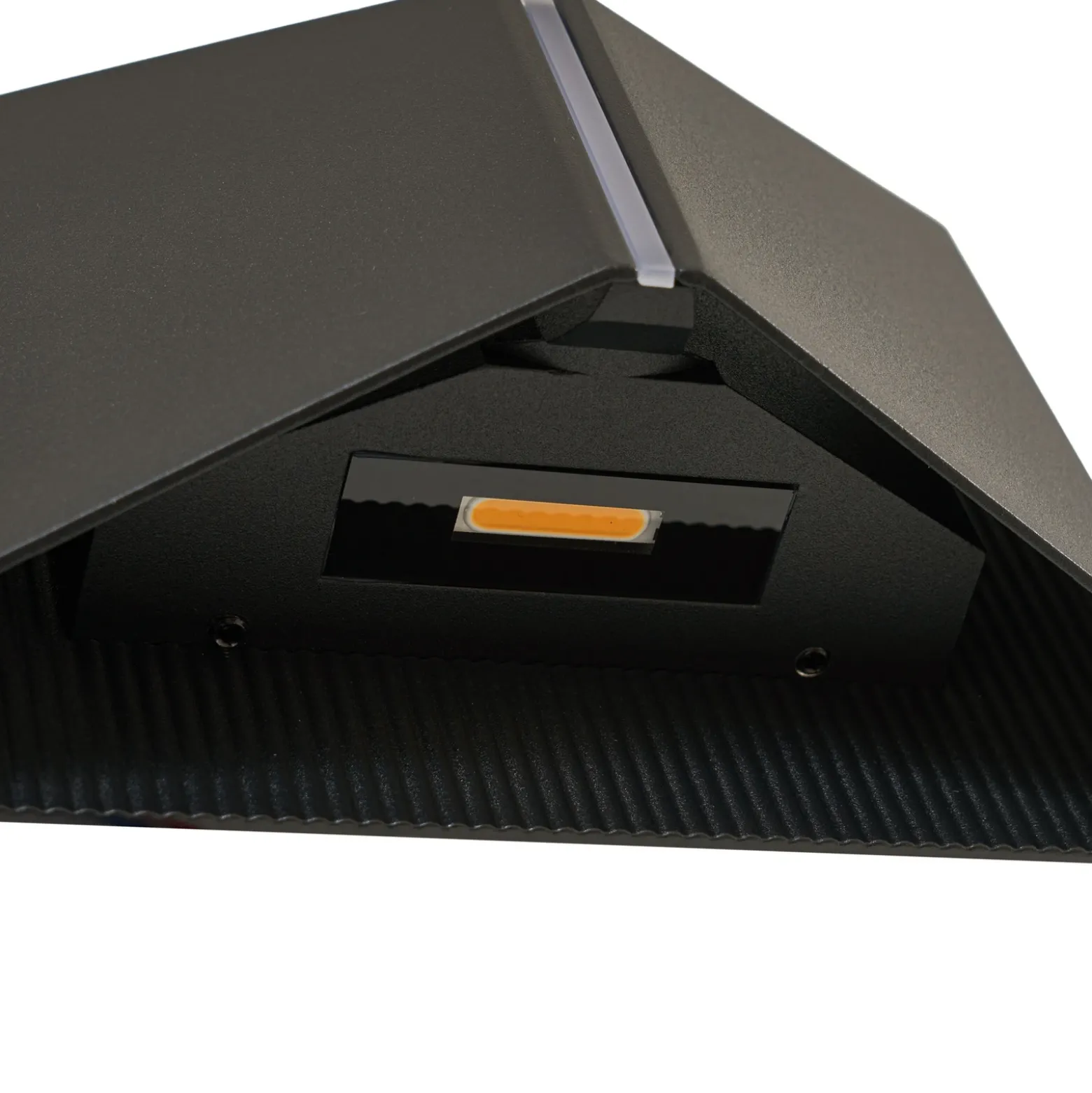 Aplique LED para exterior Lindby Anlira, negro, Up & down, IP65