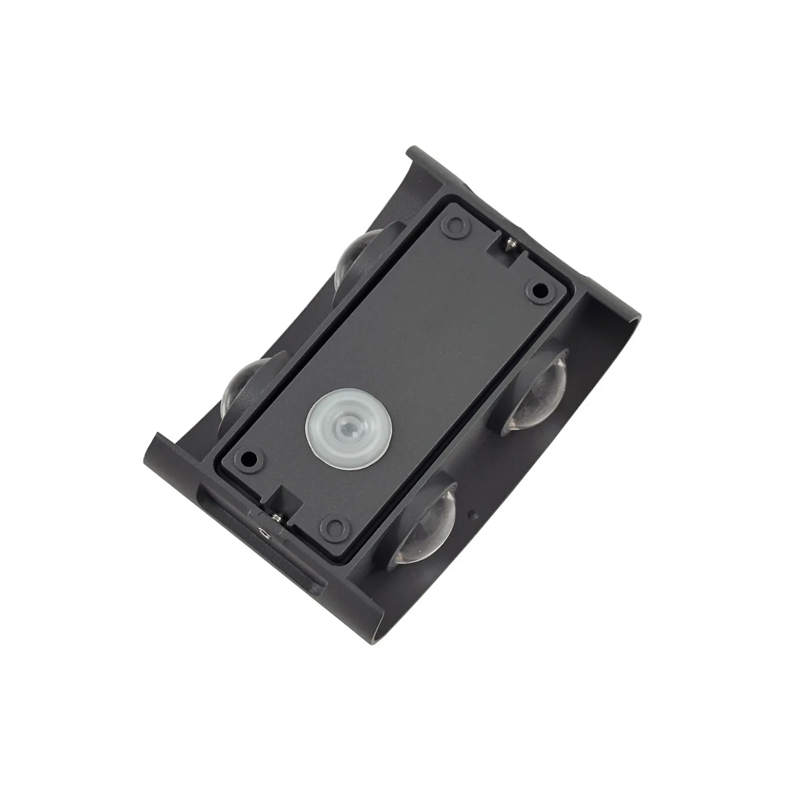 Aplique LED para exterior Lindby Ithan, 2 luces, antracita, 12 cm