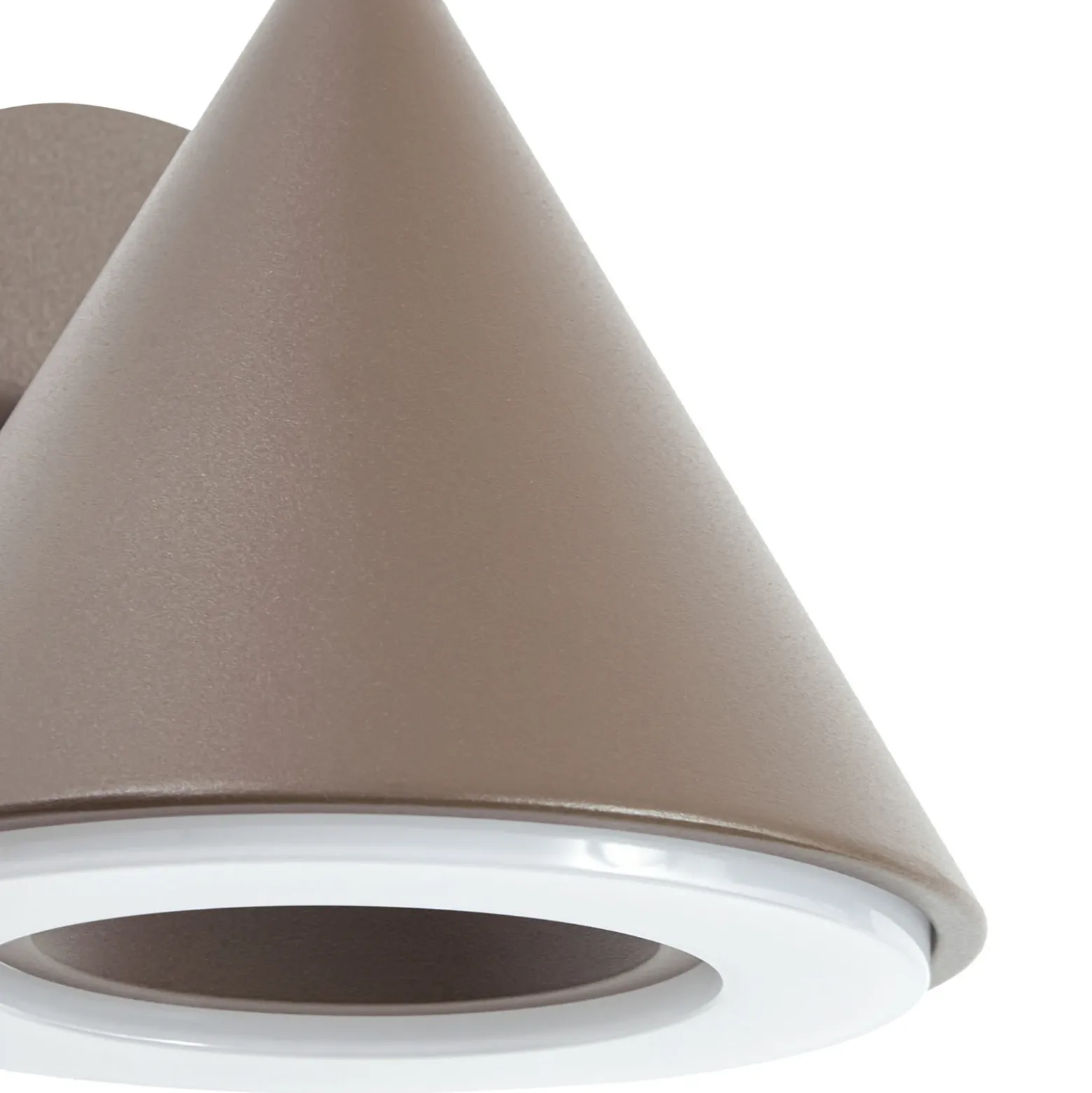 Aplique LED para exterior Lindby Soran, marrón, metal, IP44