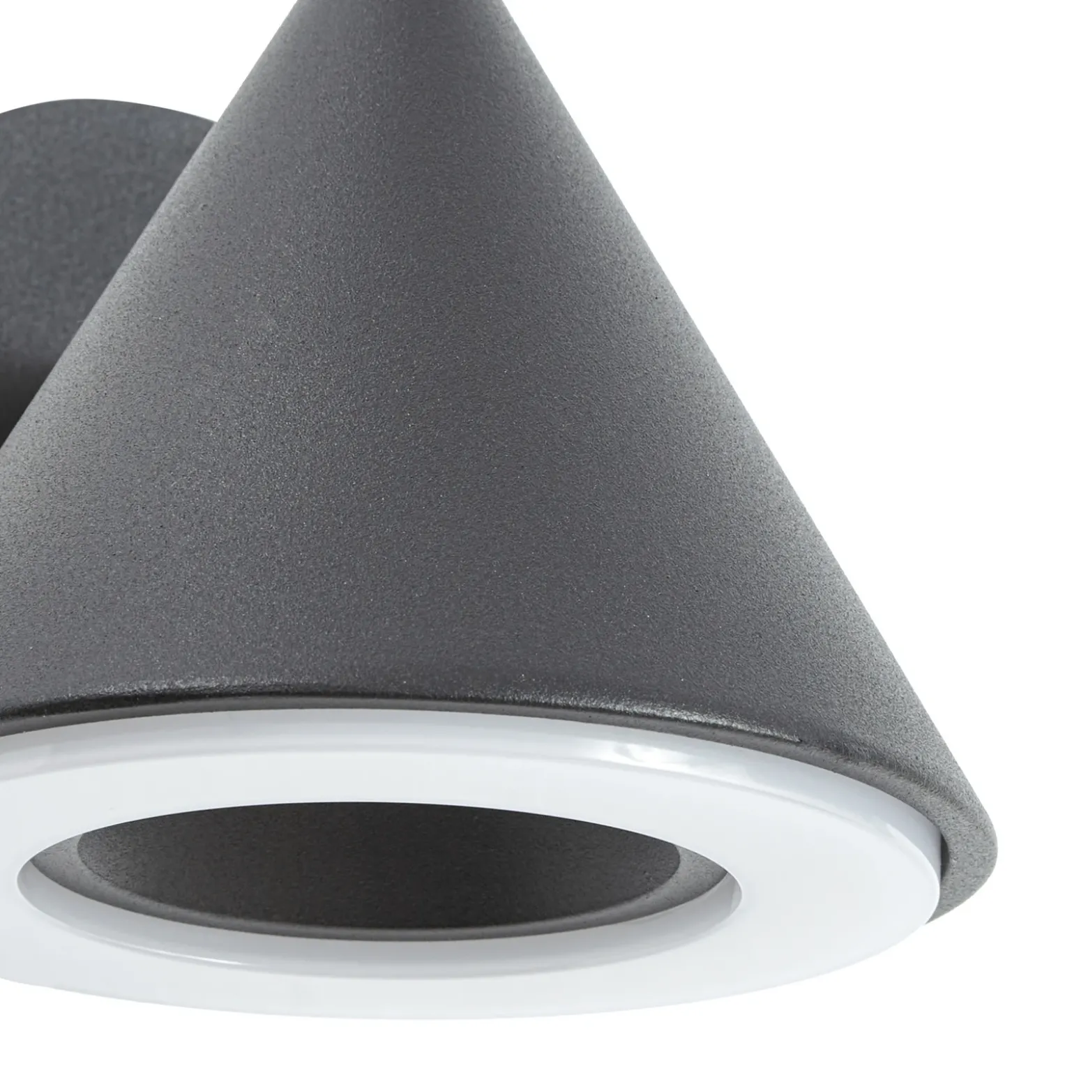 Aplique LED para exterior Lindby Soran, negra, metal, IP44