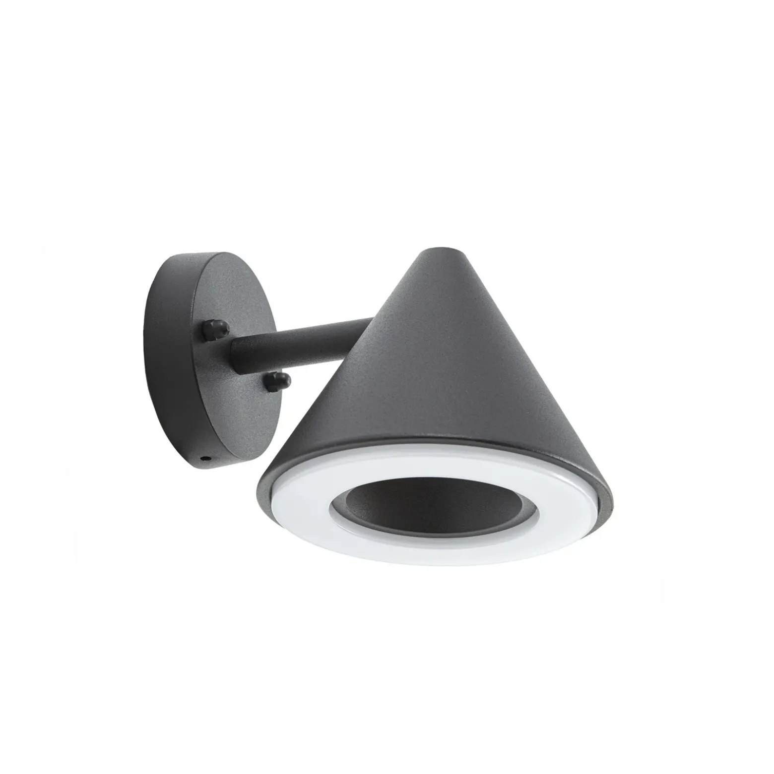 Aplique LED para exterior Lindby Soran, negra, metal, IP44