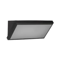 Aplique LED para exterior Lindby Abby, gris, plástico, IP65