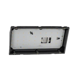Aplique LED para exterior Lindby Abby, gris, plástico, IP65