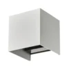 Aplique LED para exterior Lindby Smart Dara, 10 cm, blanco, CCT Tuya